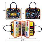 OEM Preschool Education Kids Travel Toys Soft Felt Busy Bag 3D Fabric Busy Box Baby Quiet Book for Toddlers - Image 3